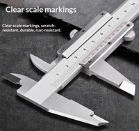 Jeu de calibres à vernier 0-150 mm, calibre numérique à cadran, calibre mécanique, outil de mesure en acier inoxydable haute précision 0,01 mm, vente en gros OEM