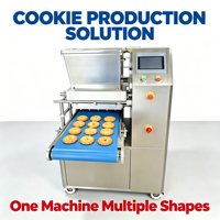 Machine automatique commerciale pour la fabrication de biscuits fourrés aux amandes et à la pêche, machine de formage automatique de biscuits et de cookies