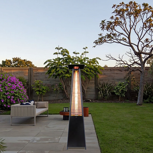 Chauffe-terrasse commercial certifié CE LUOQI, en forme de <span class=keywords><strong>tour</strong></span>, avec tube en verre, flamme extérieure, chauffe-terrasse GPL 46000 BTU, en acier inoxydable, pour <span class=keywords><strong>restaurant</strong></span> - Product Image 5