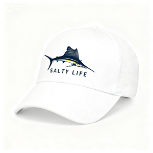 Fabrication de casquettes de baseball américaines en coton vintage avec logo brodé 3D personnalisé, casquettes de baseball ajustables avec poisson marlin pour hommes et femmes - Product Image 4