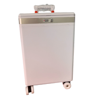 Nouvelle valise miroir de maquillage grande capacité, valise de voyage à roulettes pivotantes de 20 pouces, boîte à mot de passe TSA multifonctionnelle
