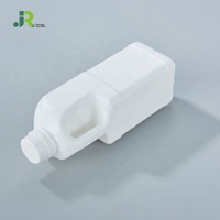 Bouteille de jus, yaourt, lait, sirop de 2 L en PP PE de qualité alimentaire avec couvercle anti-effraction, poignée, impression sérigraphique, design carré