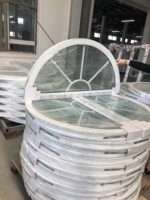 Fournisseur de la Chine Certification NFRC Style français Double vitrage battant en PVC à battant Sing Hung fenêtre coulissante UPVC