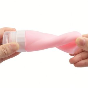 Ensemble de flacons cosmétiques portables personnalisés avec logo, sans BPA, étanches, non toxiques, en silicone, pour les soins de la peau, trousses de toilette de voyage - Product Image 2