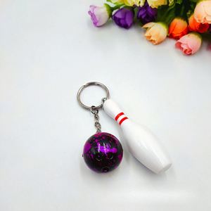 Custom Logo <b>Bowling</b> Ball Keychain, Creative Sports, Car Key Fob, Tournament Event Promotional Gift - Product Image 4