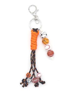 Creative Handmade Woven <b>Rope</b> Basketball Baseball Football Wooden Beads Keychain Leisure Sports Bag Charms Pendant Car Key <b>Chain</b> - Product Image 3