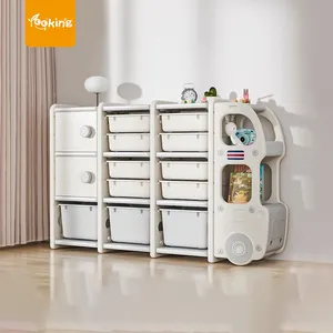 방진 가구 거실 Kids & Teen Storage 동봉 된 Storage Toy 및 책 랙 플라스틱 차 Shape Kids 장난감 Storage