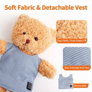 Toasty เสื้อกั๊กถักลายสัตว์ยัดนุ่น USB สำหรับโซฟางีบหลับโต๊ะทำงาน - Product Image 5