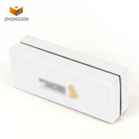 Boîtes de paille couverte de chocolat blanc, boîtes d'emballage cadeaux de luxe, 12 pièces