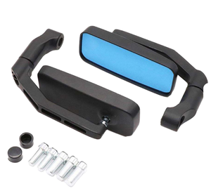 Espejos Laterales Modificados al por Mayor para Motocicletas Kawasaki, Suzuki, Honda, Yamaha, Espejo Retrovisor de Plástico Nuevo - Product Image 1