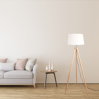Nordique minimaliste lampe à Led salon lumière design de luxe art haut de gamme vertical populaire triangle lampadaire chez l'habitant