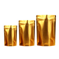 Sacs sous vide en aluminium Mylar avec fermeture éclair, résistants à l'humidité et thermoscellables pour aliments pour bébés, chips, autoclave PE/PP