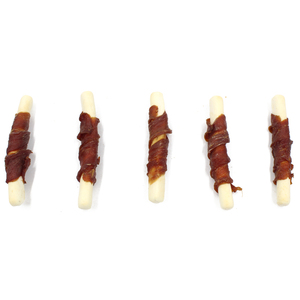 Snacks Saludables Bajos en Grasa para Mascotas, Sin Aditivos, Palitos de Piel Cruda Natural Envueltos en Tratamiento de Pato, Venta al por Mayor, OEM ODM de Alta Calidad - Product Image 3