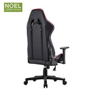 Chaise pivotante de jeu réglable personnalisée, fournisseur de chaise de course de jeu d'occasion rouge et <span class=keywords><strong>noir</strong></span> - Product Image 4