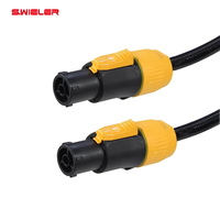 Câble d'alimentation LED étanche IP67 Powercon SAC3FX 3x2,5mm 3 conducteurs en cuivre, femelle-femelle, pour affichage LED extérieur