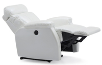 Canapé inclinable électrique moderne et confortable à une place, fauteuil inclinable réglable pour home cinéma avec plateau latéral