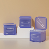 Bocaux en plastique PP multifonctionnels de luxe de 300 g, emballage violet, pour les soins de la peau et le soin du visage