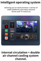 Proyector Nativo 1080p para el Hogar, Venta al por Mayor de Fábrica, con Altavoces Dobles Integrados, Compatible con 4K y Enfoque Automático