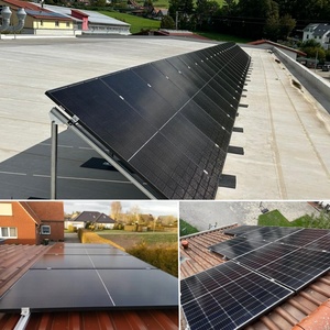 แผงโซลาร์เซลล์โมโนคริสตัลไลน์ Topcon Solar Bifacial Dual Glass 450W 440W 430W สีดำทั้งหมด ที่ดีที่สุดในโลก - Product Image 4