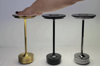 Lampe de table LED rechargeable par USB, étanche IP54, ronde, pour restaurant, bar, batterie 5200 mAh, variateur tactile, lampe de bureau