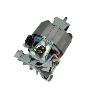 Mixer Blender Motor elektrik, Mixer Motor fase tunggal AC Universal anti lama, wadah besi cor Aluminium