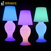 Lampes de bureau LED modernes USB Glow Nouveau produit pour la décoration intérieure Rechargeable avec télécommande à nuances blanches et noires
