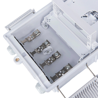 Caja de Distribución de Fibra Óptica para Interiores FTTH, Material ABS, Capacidad para 16 Fibras, Compatible con Redes 5G, POE, 4G, 3G, GSM, GPRS, TCP
