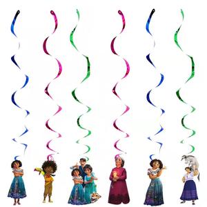อุปกรณ์ตกแต่งงานปาร์ตี้เด็ก ชุดอุปกรณ์<span class=keywords><strong>ว</strong></span>ันเกิดเด็กผู้หญิง <span class=keywords><strong>ลา</strong></span>ยการ์ตูนเมริเบล มาดริด จากภาพยนตร์ Encanto ประกอบด้<span class=keywords><strong>ว</strong></span>ยป้ายแบนเนอร์ <span class=keywords><strong>คั</strong></span><span class=keywords><strong>พ</strong></span><span class=keywords><strong>เค้ก</strong></span>ท็อปเปอร์ และลูกโป่ง - Product Image 5