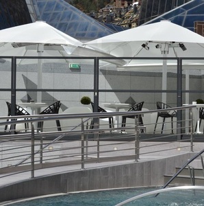 New Quảng TrườNg Bãi BiểN Ô 3M 4M 5M 6M Nhôm Patio Led Ô Dù Cho Sân Thượng - Product Image 2