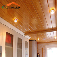Panneau de plafond en PVC couleur bois Liban