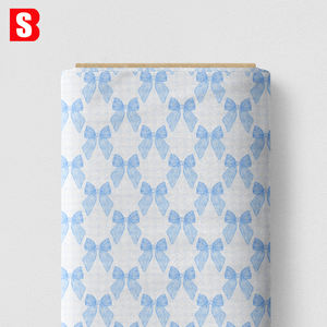 80s <span class=keywords><strong>Liberty</strong></span> Tana Lawn Tissu 100% Coton Bio Tissé Technics Digital Imprimé Élégance Rubans Bleus pour Chemises Robe Blouses - Product Image 1