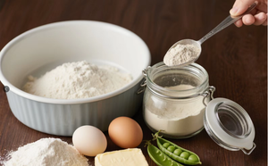 แป้งถั่วเขียวผงเกรดอาหาร85% โปรตีนสูงเส้นใยปราศจากน้ำตาลไม่มีไขมันทำให้อาหารมีความคงตัวได้ง่าย - Product Image 3