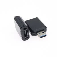 Adaptador USB 3.0 a SATA/Convertidor USB 3.0 a eSATA de Material ABS con Chipset JM539, Intercambiable en Caliente