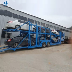 Modern double deck trailer With Upscale Safety And Efficacy 