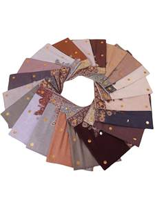 男性用通気性ショール刺繍スクエアHijabKashmiriデザイン春用サウジアラビア - Product Image 3