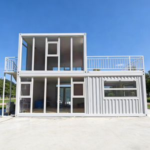 Kontainer Bertingkat Dua dengan Jendela Kaca & Teras - Baja Kekuatan Tinggi Logistik Global - Product Image 2