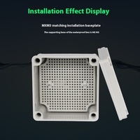 Caja de Conexiones Impermeable de Alta Gama con Nivel de Protección IP66, Accesorio de Plástico para Suelo con Rejilla y Tablero de Plástico Poroso