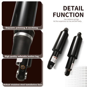 Kit de suspension pneumatique arrière réglable en hauteur avec compresseur pour V-Rod Night Rod Special Muscle VRSCDX VRSC 2007-2017 - Product Image 5