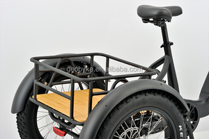 Vélo <span class=keywords><strong>cargo</strong></span> électrique à 3 roues avec batterie au lithium de 48V, capacité de 15Ah, cadre en aluminium, système de freinage à disque, <span class=keywords><strong>moteur</strong></span> de moyeu arrière - Product Image 5