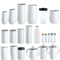Vente en gros de gobelets isothermes modernes en acier inoxydable de 20 oz avec poignée de 12 oz, mug à café, revêtement par sublimation à chaud
