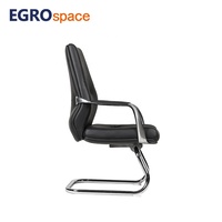 Fauteuil de bureau en cuir de luxe ergonomique et personnalisé EGROspace pour réunions, visites et conférences
