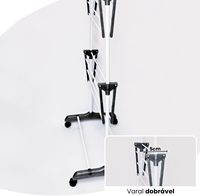 3 tendederos grandes de pie, plegables, ajustables, retráctiles y desmontables, con barras y ganchos compactos de metal