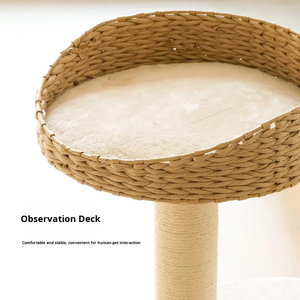 Torre para Gatos <span class=keywords><strong>de</strong></span> Madera Grande Hecha a Mano, Estilo Herencia, con Múltiples Niveles, Mueble <span class=keywords><strong>de</strong></span> Escalada para Interiores - Product Image 2