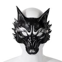 Masque de simulation Halloween en mousse PU 3D, motif renard, personnalisable, idéal pour le commerce international, les bals de Mardi Gras et les fêtes de carnaval - Vente chaude