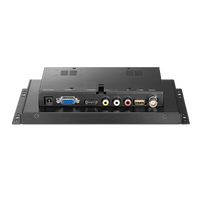 8 pouces 1280*720 moniteur industriel personnalisé écran tactile capacitif montage mural bureau HD BNC AV VGA écran LCD nouveau produit
