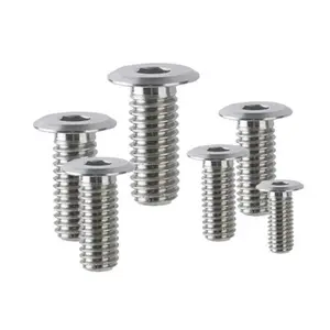 Excellent Quality Stainless Steel Low Head Cap Screw M3/M4 Model M10 Size 90mm Length Hexagon Socket Cap Plain Surface Custom