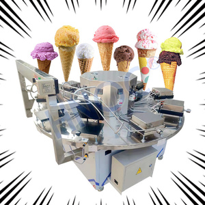 Machine professionnelle de fabrication de cône de crème glacée, grand oreiller automatique, bâton de gaufres en rouleau - Product Image 1