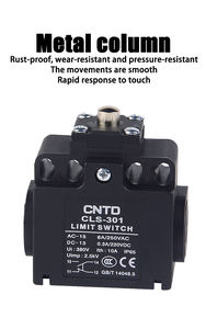 Actuador de émbolo de pasador Superior de Acción a presión CNTD IP65 10A interruptor de límite eléctrico interruptor de enclavamiento de seguridad sin contacto - Product Image 4