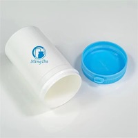 Flacon de pilules en HDPE de 160 ml avec bouchon anti-effraction, conteneur pour capsules et comprimés de suppléments vitaminiques, emballage personnalisé en couleur