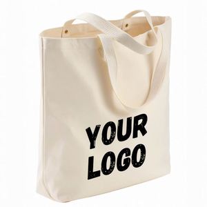 Promotional Gifts Custom LOGO Printed Shopping Bags With Logos Custom Printed Shopping Bag Print Canvas Zip Bag - Product Image 6